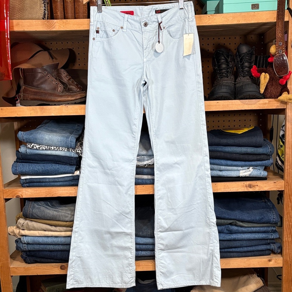 AG Adriano Goldschmied Light Blue Flare Jeans